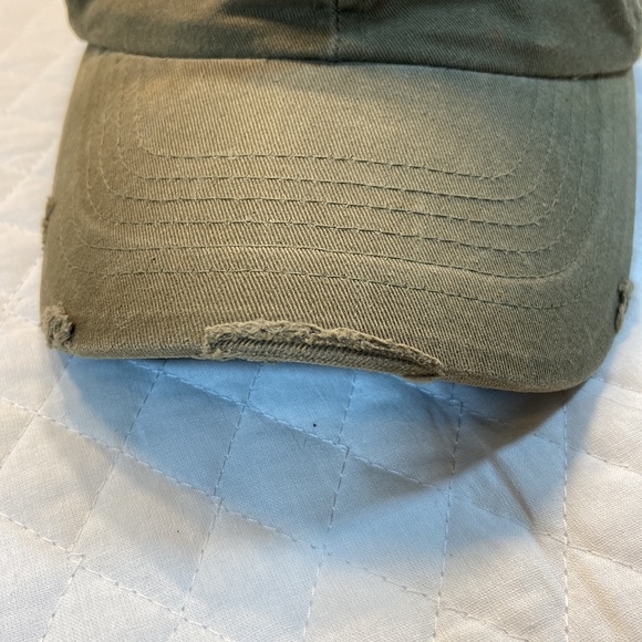 Hard Rock Cafe PARIS Army Green Ball Cap I purchased in Paris in 2001. - Picture 9 of 9